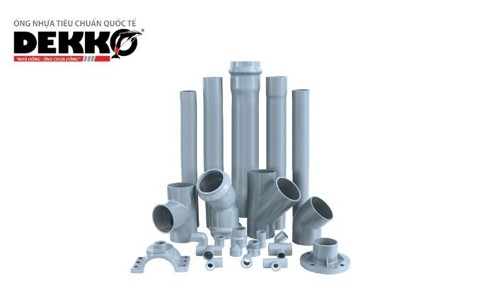 Ống nhựa uPVC được sử dụng dẫn nước thải